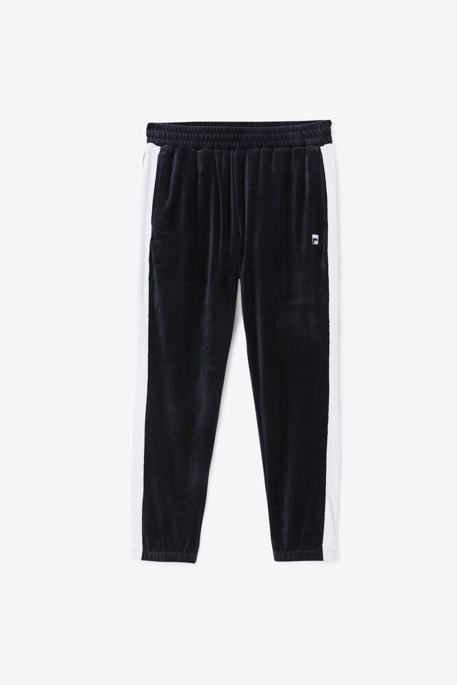 Pantaloni Fila Barbati Negrii Brice Velour BFSU-25137